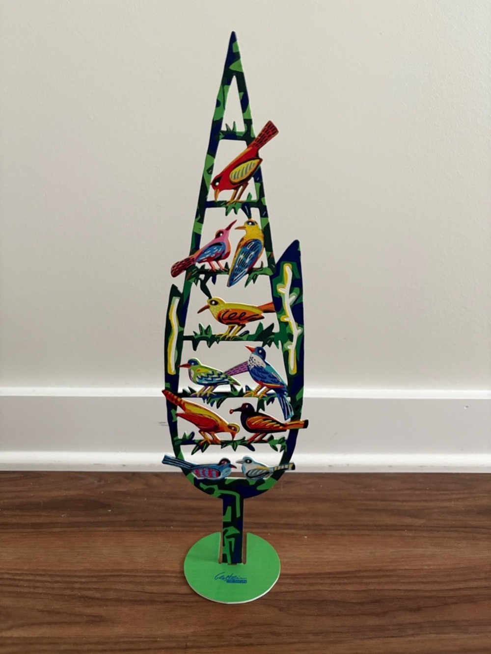 David Gerstein (b. 1944) Metal Birds Cypress Tree Pop Art - Picture 1 of 11